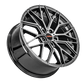 DIM Grey RE-688 HYBER BLACK 17x7.5 5x114.3 Wheels