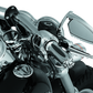 Kuryakyn Replacement Zombie Grip Emblems With Throttle Boss Chrome