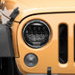 Raxiom 97-18 Jeep Wrangler TJ/JK Axial Series 13-LED Headlights- Black Housing (Clear Lens)