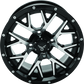 QuadBoss Barbwire 14X7 - 5+2 - 4/110 - Black Machined