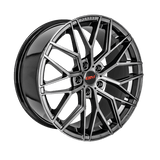 DIM Grey RE-688 HYBER BLACK 17x7.5 5x114.3 Wheels