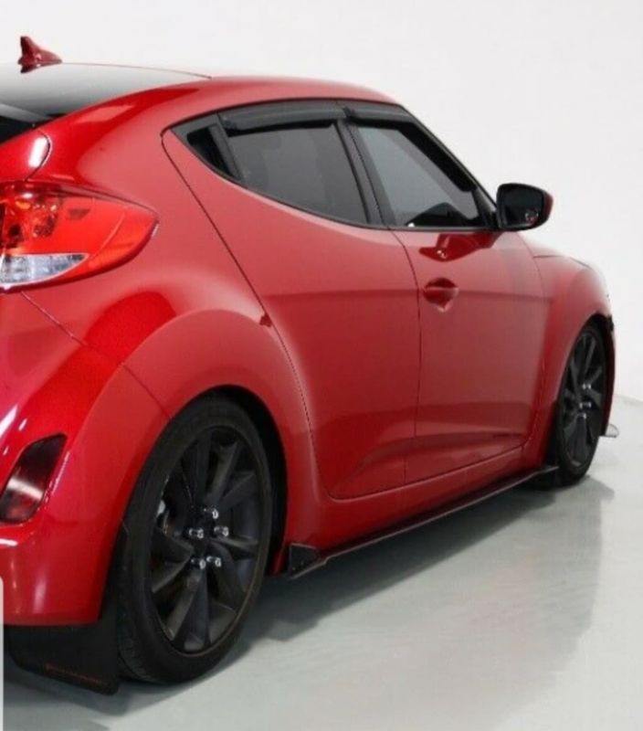 2012-2017 Hyundai Veloster 2PC Side Splitters