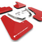 Rally Armor 24-26 Subaru Crosstrek Red UR Mud Flap White Logo