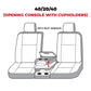 Covercraft 19-20 Ford F150 Polycotton SeatSaver Custom Front Row Seat Covers - Charcoal