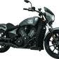 Kuryakyn Raised Mirror Mnt Adapters Gloss Black