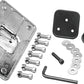 Kuryakyn Universal Laydown License Holder Chrome