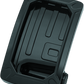 Kuryakyn Nova Curved Vertical Mount Side License Plate Holder Gloss Black