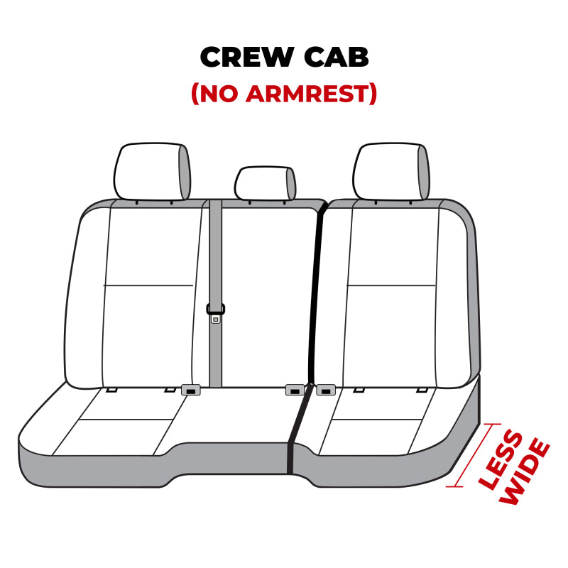 Covercraft 11-24 Dodge Ram Waterproof Polyester SeatSaver Custom Second Row Seat Covers - Taupe