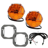 Nacho Lighting Jeep JL/JT SAE Combo Amber Plug N Play Fog Light Kit (1pc Bumper Kit)
