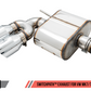 AWE Tuning Volkswagen Golf R MK7.5 SwitchPath Exhaust w/Chrome Silver Tips 102mm
