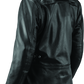 River Road Ironclad Classic Leather Jacket Black Womens - Small