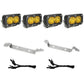 Baja Designs 2022+ Toyota Tundra S2 Sport Fog Pocket Kit - Baja Amber