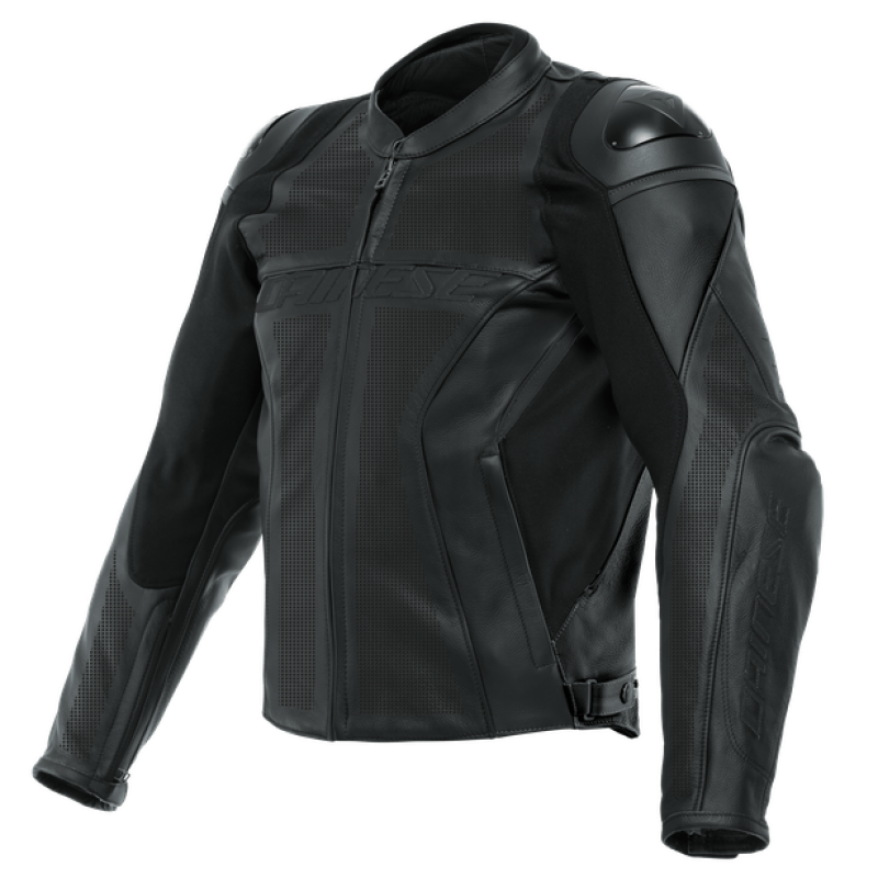 Dainese Racing 4 Leather Jacket Perforated Black/Black/Black Size - 60