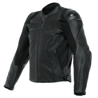 Dainese Racing 4 Leather Jacket Perforated Black/Black/Black Size - 60