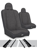 PRP 95-01 Jeep Cherokee XJ Daily Driver High Back Suspension Seats Kit (Pair) - Gray
