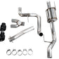 AWE 21-25 Ford F150 (14th Gen Reg Cab) Cat-Back Exhaust - 4.5in Dual Side Exit Diamond Black Tips