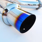 Invidia 08-09 WRX Sedan 76mm (101mm tip) REGULAR Titanium Tip Cat-back Exhaust