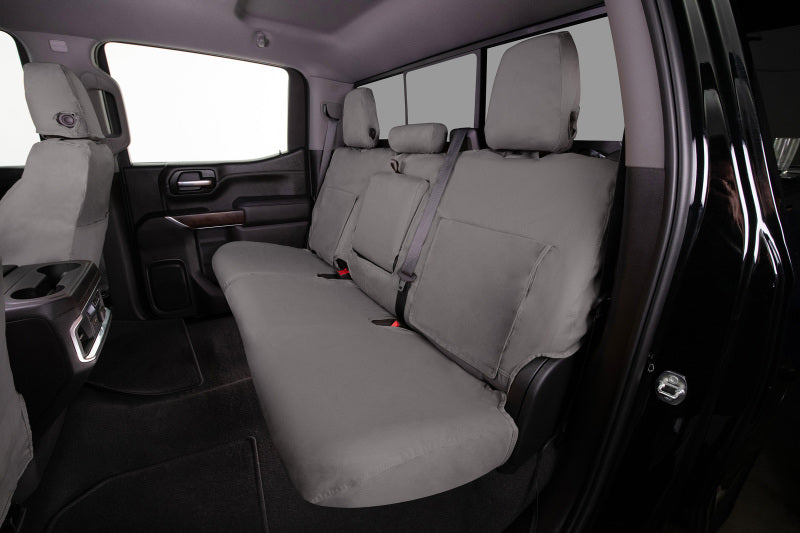 Covercraft 13-16 Dodge RAM Polycotton SeatSaver Custom Front Row Seat Covers - Misty Grey