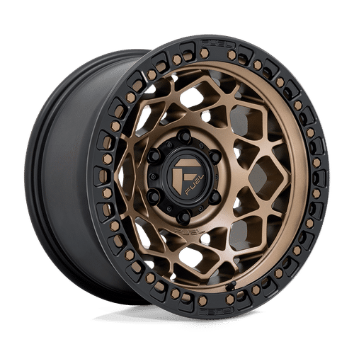Fuel BRONZE WITH MATTE BLACK RING D785 17x9 5x127 Wheels
