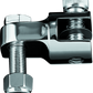 Kuryakyn 1-1/4in Stirrup Heel Rest Extenders Chrome