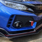 2017-2021 Honda Civic Type R Version 1 2PC Front Splitter