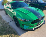 2018-2023 Ford Mustang 2PC Front Splitter