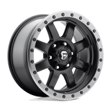 Fuel MATTE BLACK GUN METAL RING D551 17x8.5 5x127 Wheels