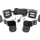 LED Light Kit | Cage Mount | 2" Black Pair | Spot | Polaris General XP 4 1000