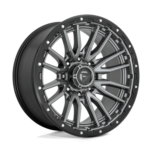 Fuel MATTE GUN METAL BLACK BEAD RING D680 22x10 8x170 Wheels