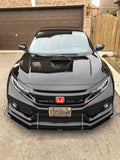 2017-2021 Honda Civic Type R Version 2 2PC Front Splitter