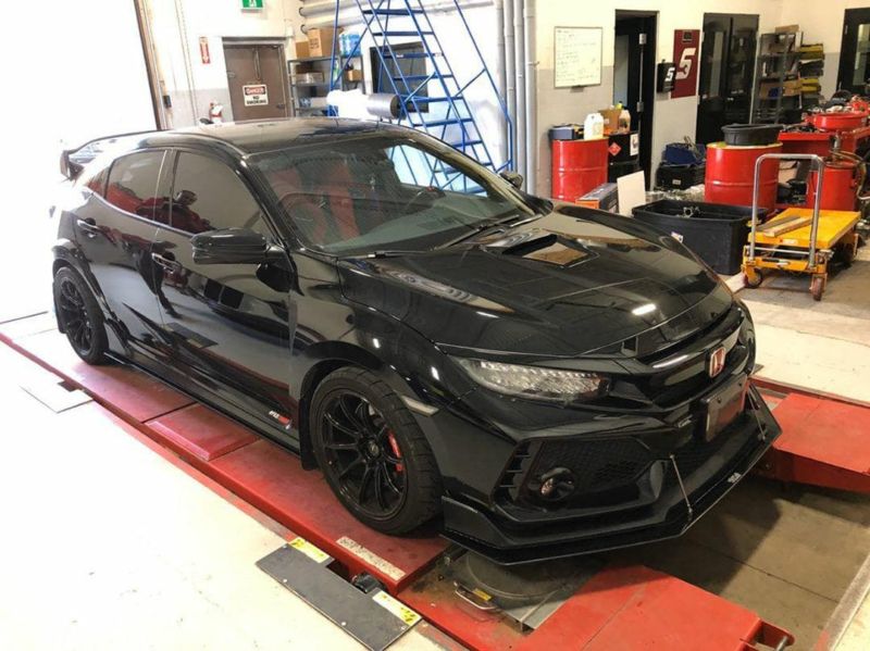 2017-2021 Honda Civic Type R Version 2 2PC Front Splitter