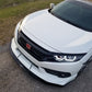 2016-2018 Honda Civic Ikon Motorsports JS Lip 2PC Front Splitter