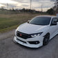 2016-2018 Honda Civic Ikon Motorsports JS Lip 2PC Front Splitter
