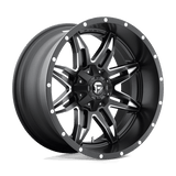Fuel MATTE BLACK MILLED D567 18x9 8x180 Wheels