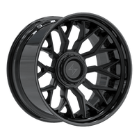 SENTALI BFX Gloss Black Lip / Matte Black Centre BFX2 22x12 8x165.1/8x170 Wheels