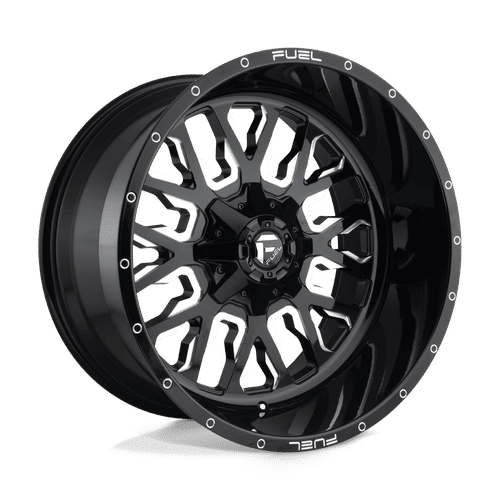 Fuel GLOSS BLACK MILLED D611 20x10 8x180 Wheels