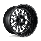 Fuel GLOSS BLACK MILLED D611 17x9 5x139.7/5x150 Wheels