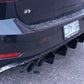 2018-2021 Volkswagen Golf R MK7.5 Rear Diffuser+Rear Corner Spats