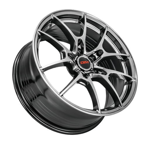 DIM Grey Silver Lip WC001 HYBER BLACK / GREY SILVER LIP 18x8 5x114.3 Wheels