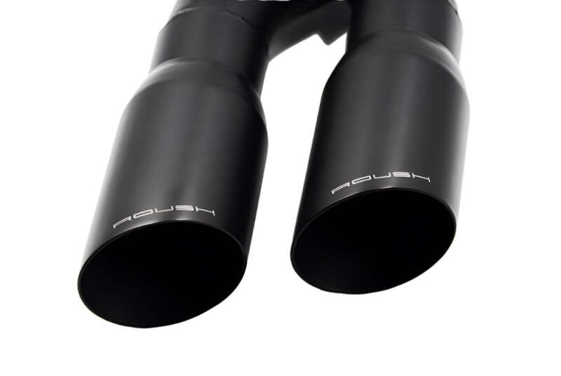 Roush 21-24 Ford F-150 5.0L 4in Black Exhaust Y Tip Kit
