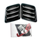Roush 2018-2023 Mustang Hood Heat Extractors - Gloss Black