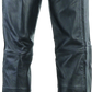 River Road Plains Leather Chaps Black - Large