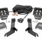 LED Light Kit | Ditch Mount | 2" Black Pair | Amber DRL | Chevy Silverado 1500 (99-06)