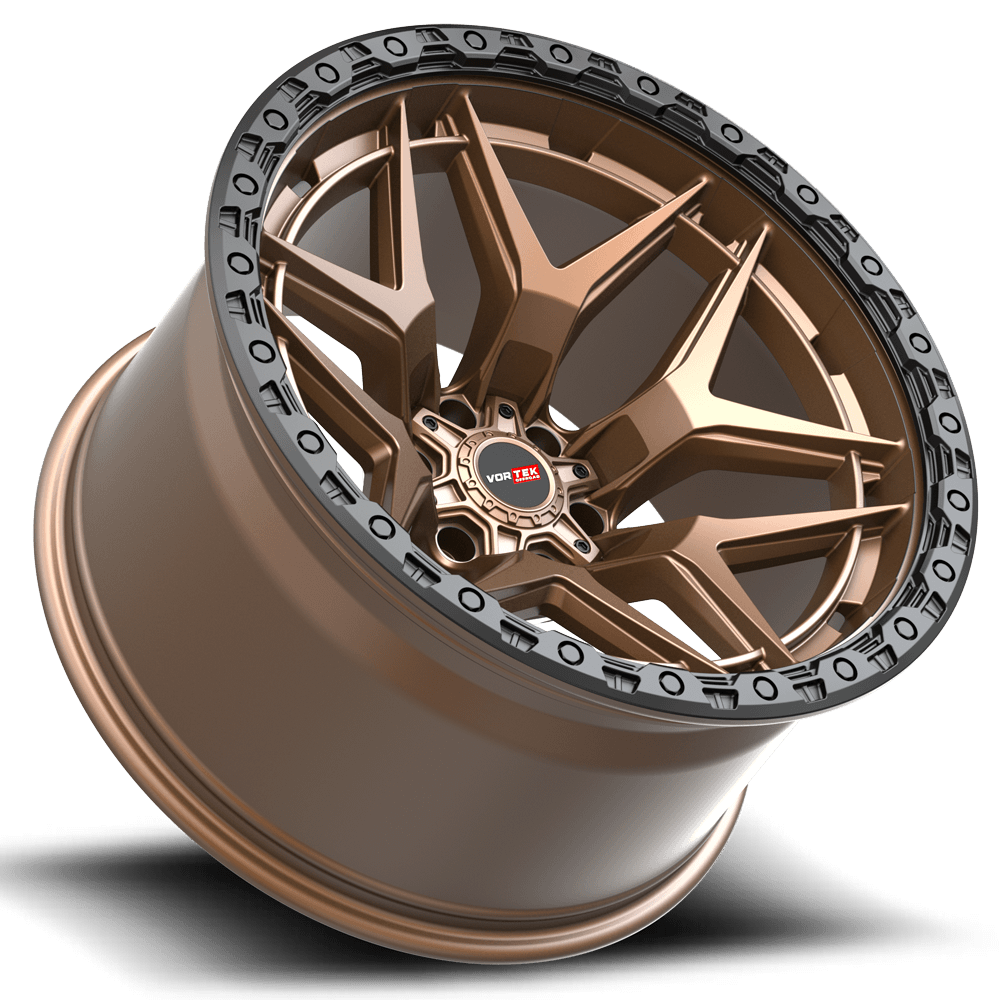 VORTEK VRT-603 20x10 6x135/6x139.7 -24 Matte Bronze Black Bead Ring