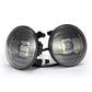 AlphaRex Universal Chevrolet/GMC/Pontiac DoubleTap Dual Color LED Projector Fog Lights - White/Amber