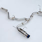 Invidia 2022+ Subaru WRX N1 Twin Outlet Single Layer Tip Cat-Back Exhaust