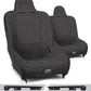 PRP Jeep Wrangler JK/JKU Premier High Back Suspension Seats Kit (Pair) - Gray