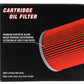K&N Oil Filter Powersports Cartridge Oil Filter
