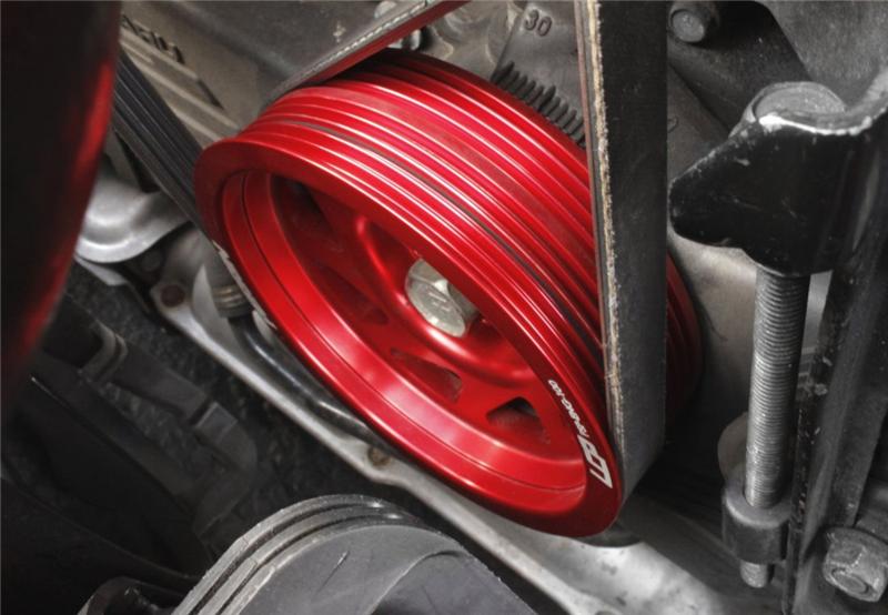 PERRIN 93-14 Subaru Impreza (Incl. 02-14 WRX) / 04-21 STI Lightened Crank Pulley - Red