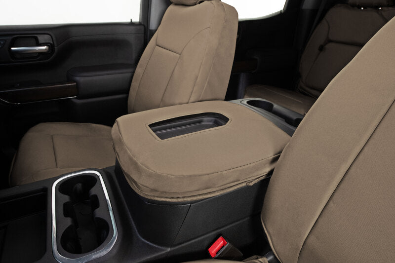 Covercraft 13-18 Dodge Ram Endura PrecisionFit Custom Front Row Seat Covers - Tan/Tan